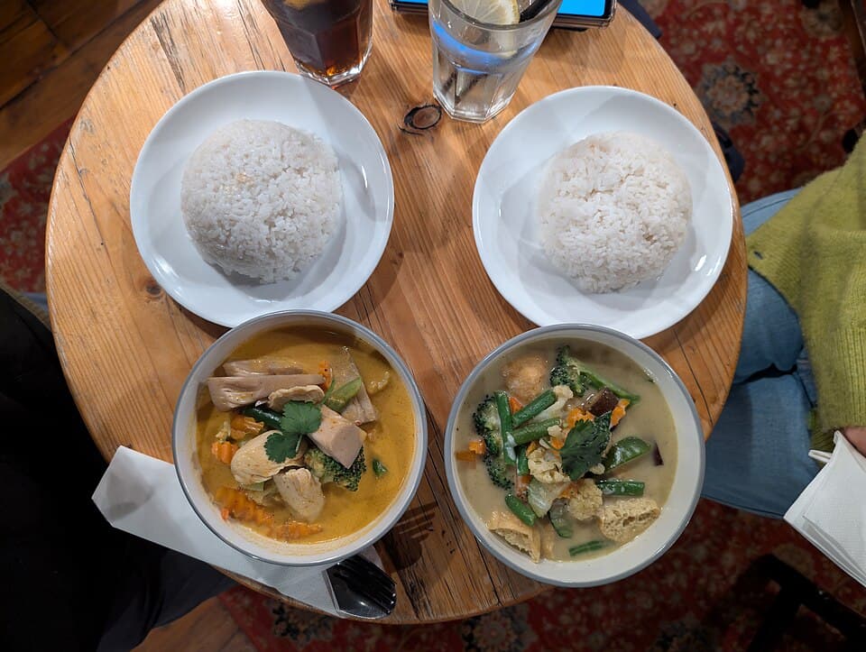 Curry vert thaï au poulet