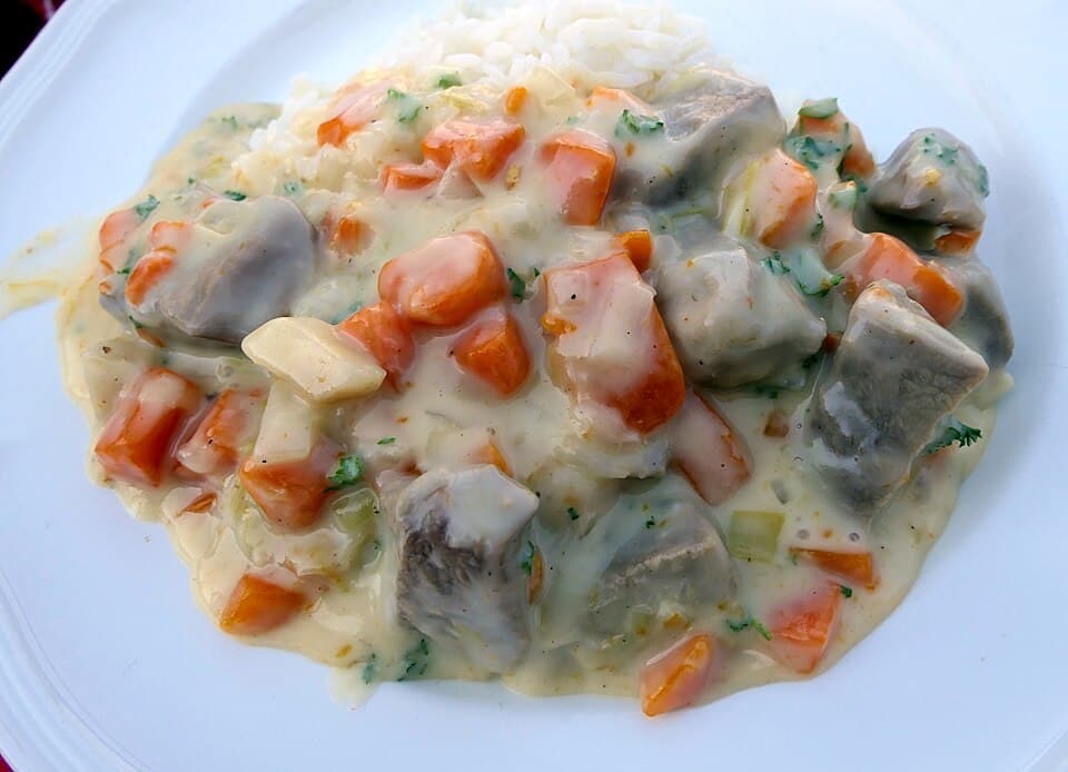 Blanquette de veau légère