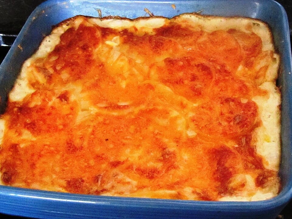 Gratin dauphinois au jambon