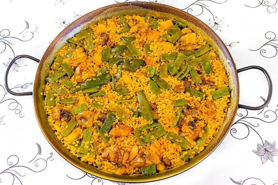Paella aux fruits de mer