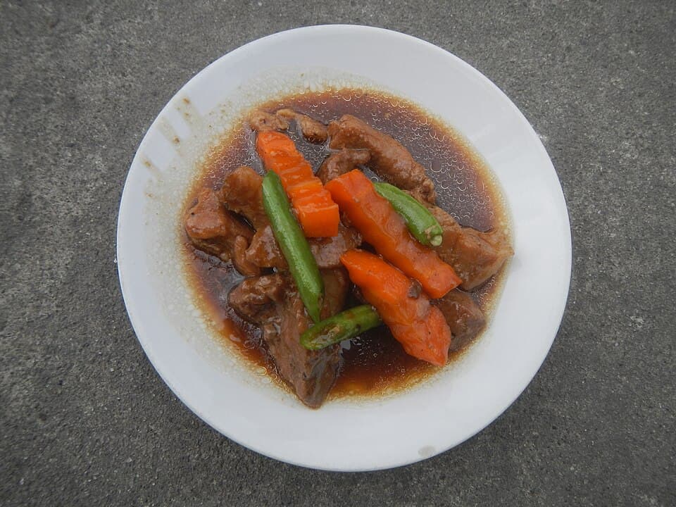 Porc caramélisé au gingembre