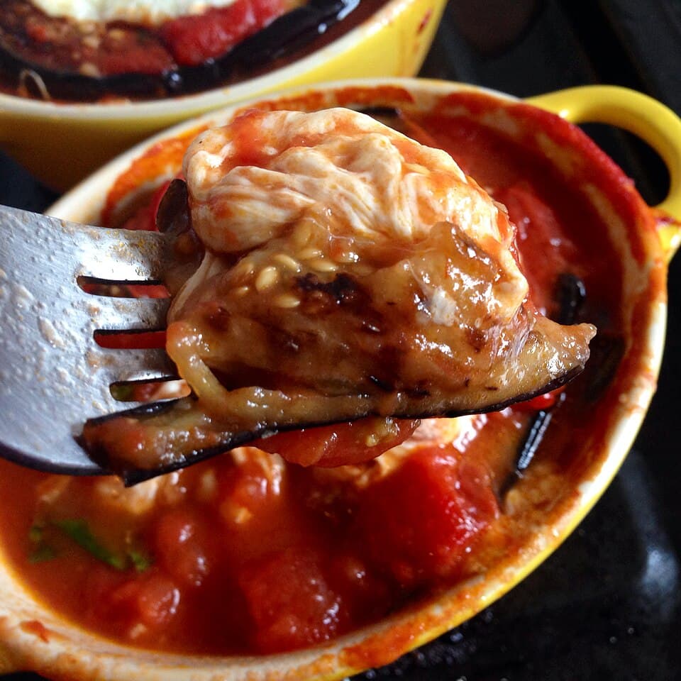 Aubergines à la parmigiana
