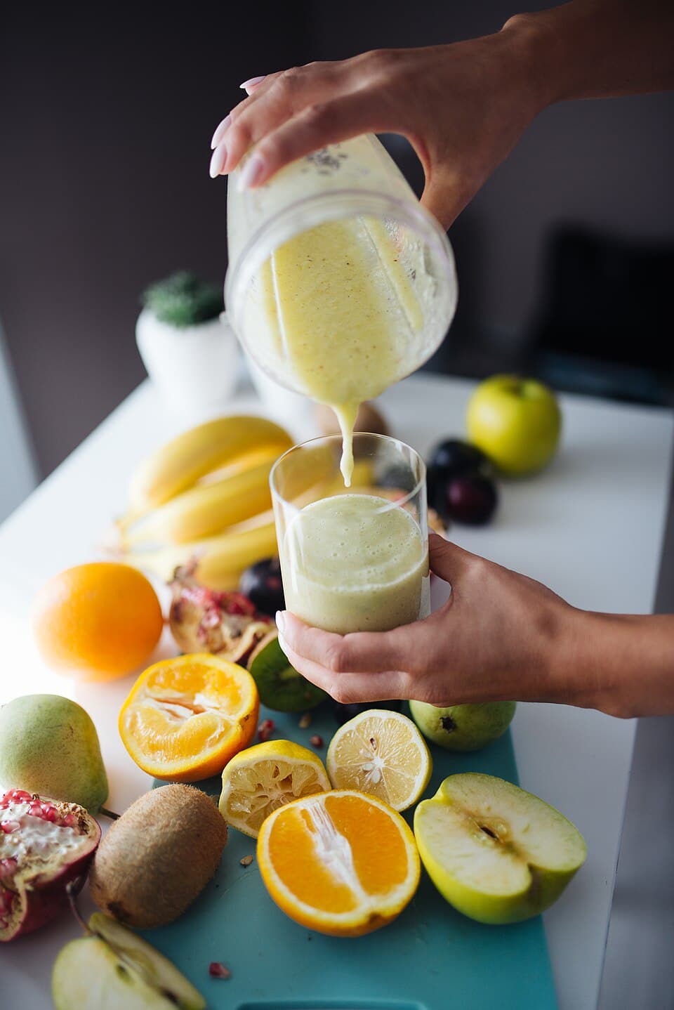 Smoothie protéiné banane-beurre de cacahuète