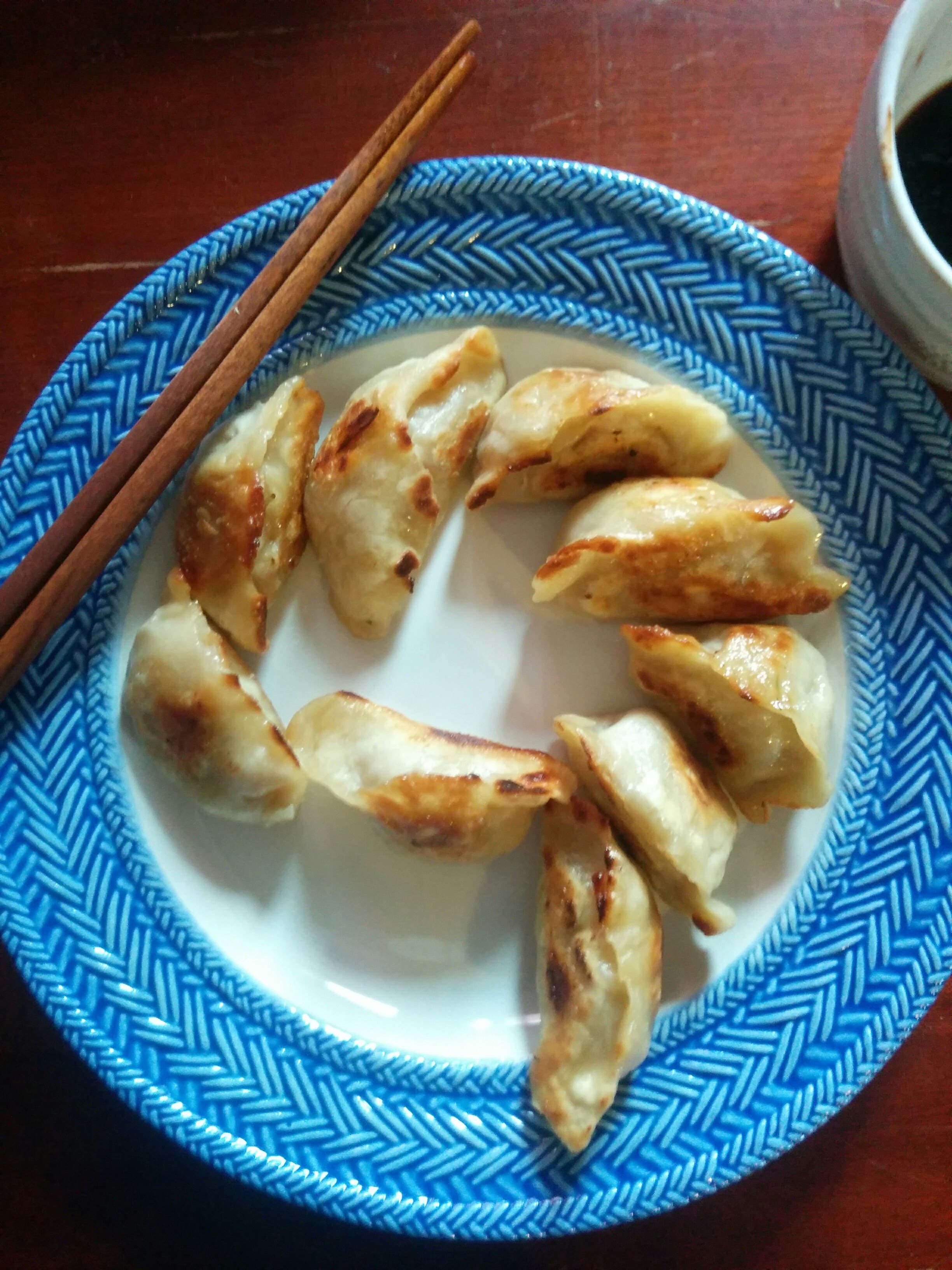 Gyoza au porc poêlés