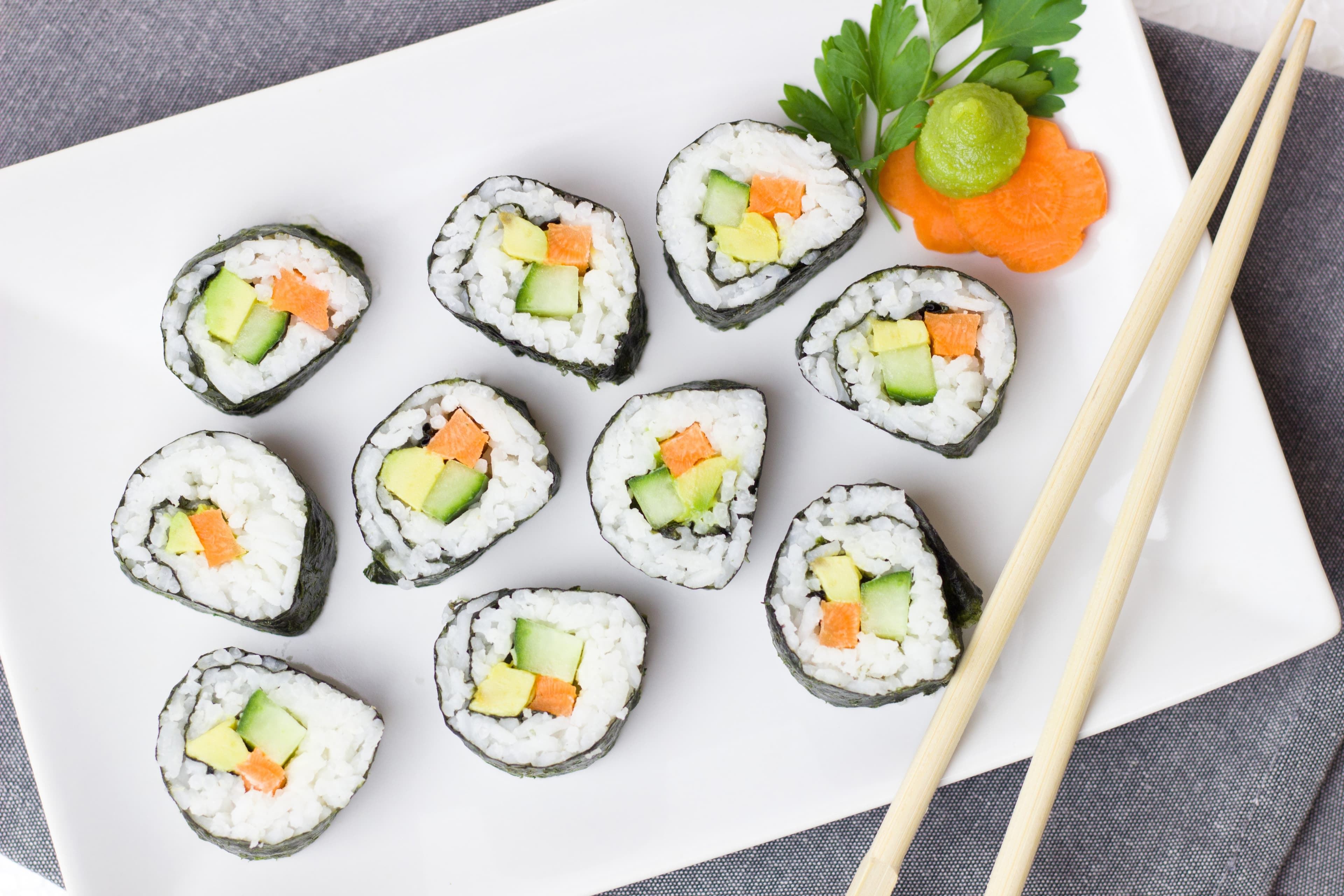 Maki avocat-saumon