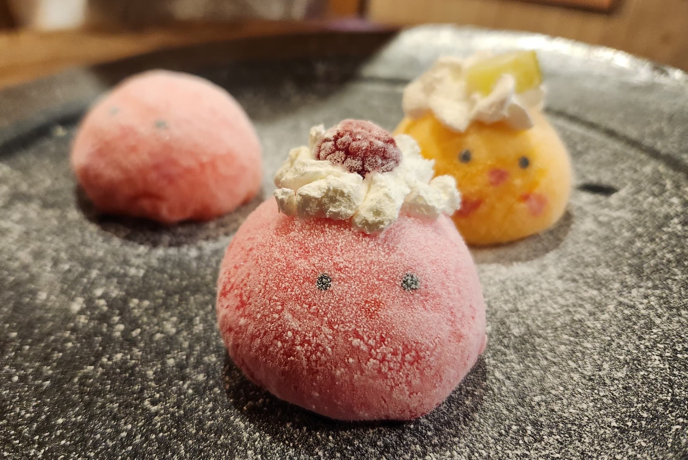 Mochi glacé à la vanille